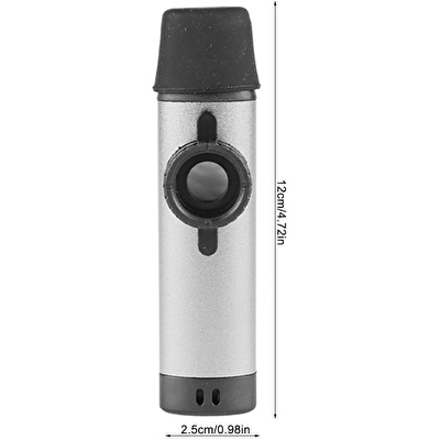 DBAO DK-83 SILVER Alüminyum Kazoo (Gri)